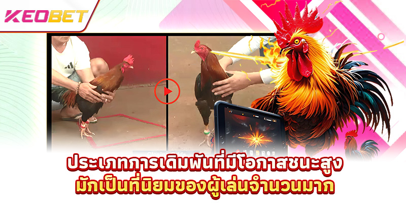 ประเภทการเดิมพันที่มีโอกาสชนะสูง มักเป็นที่นิยมของผู้เล่นจำนวนมาก